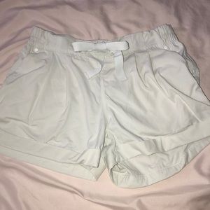 Lulu lemon White shorts!